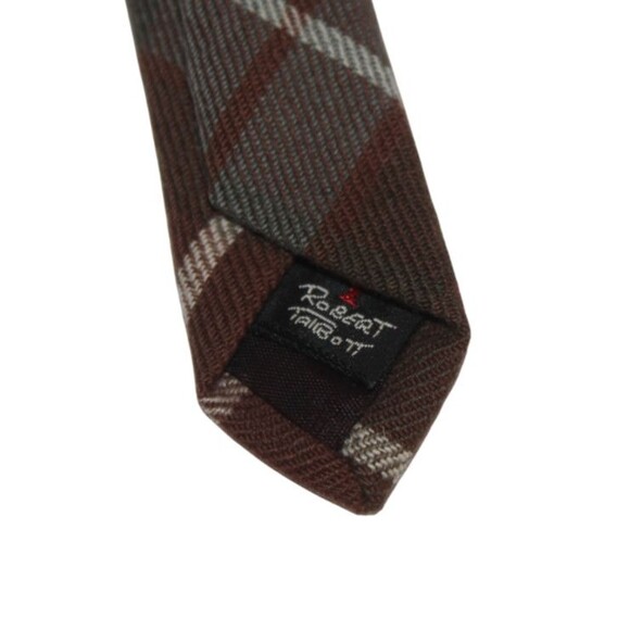 VTG Robert Talbott For Mark Sale Hand Sewn Virigin Wool Necktie 57" x 3' - Picture 4 of 4